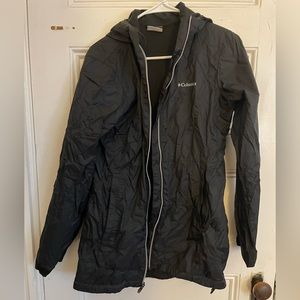 Columbia fleece lined raincoat